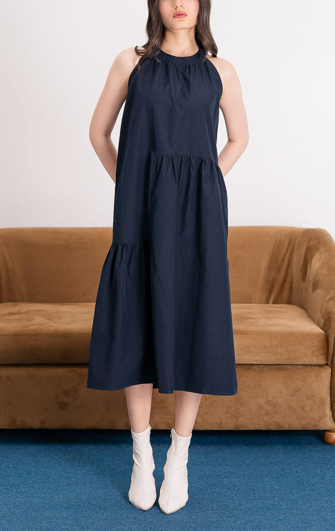 Eugene Dress Navy
