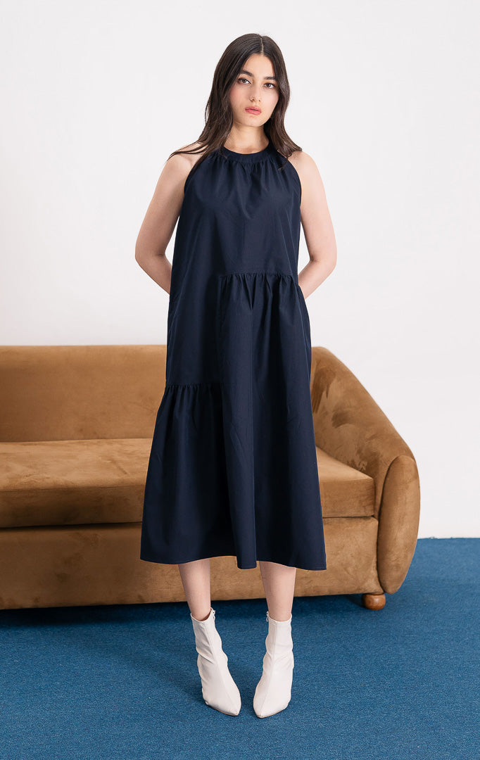 Eugene Dress Navy