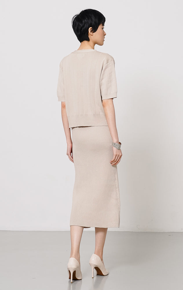 Sharon Dress Set Khaki