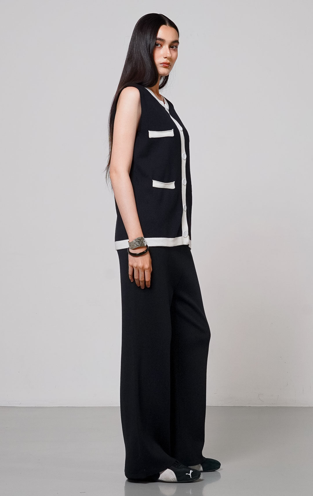 Elena Knit Set Black
