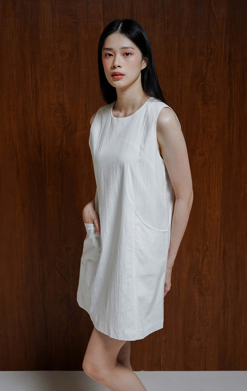 Silvia Dress  White