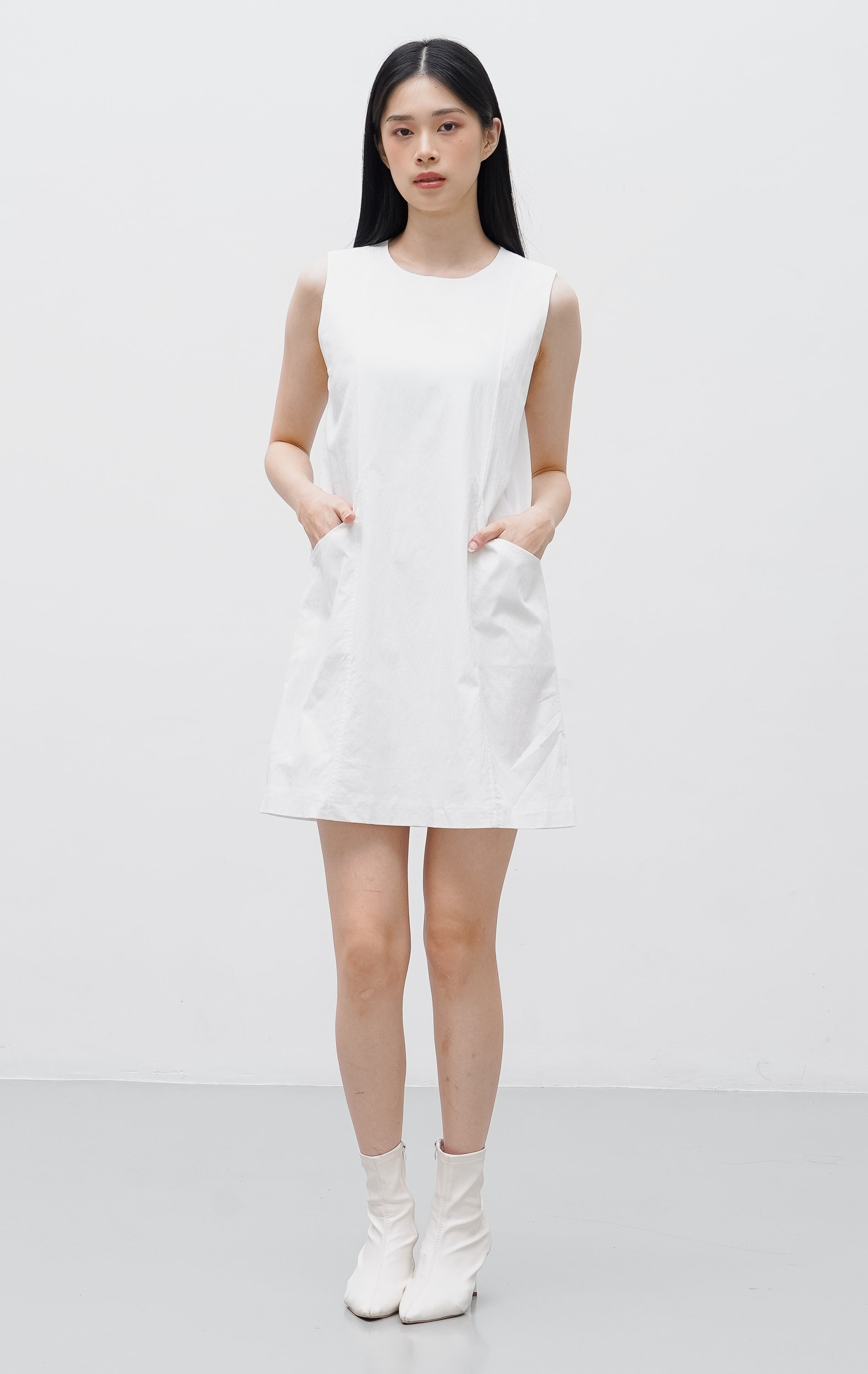 Silvia Dress  White