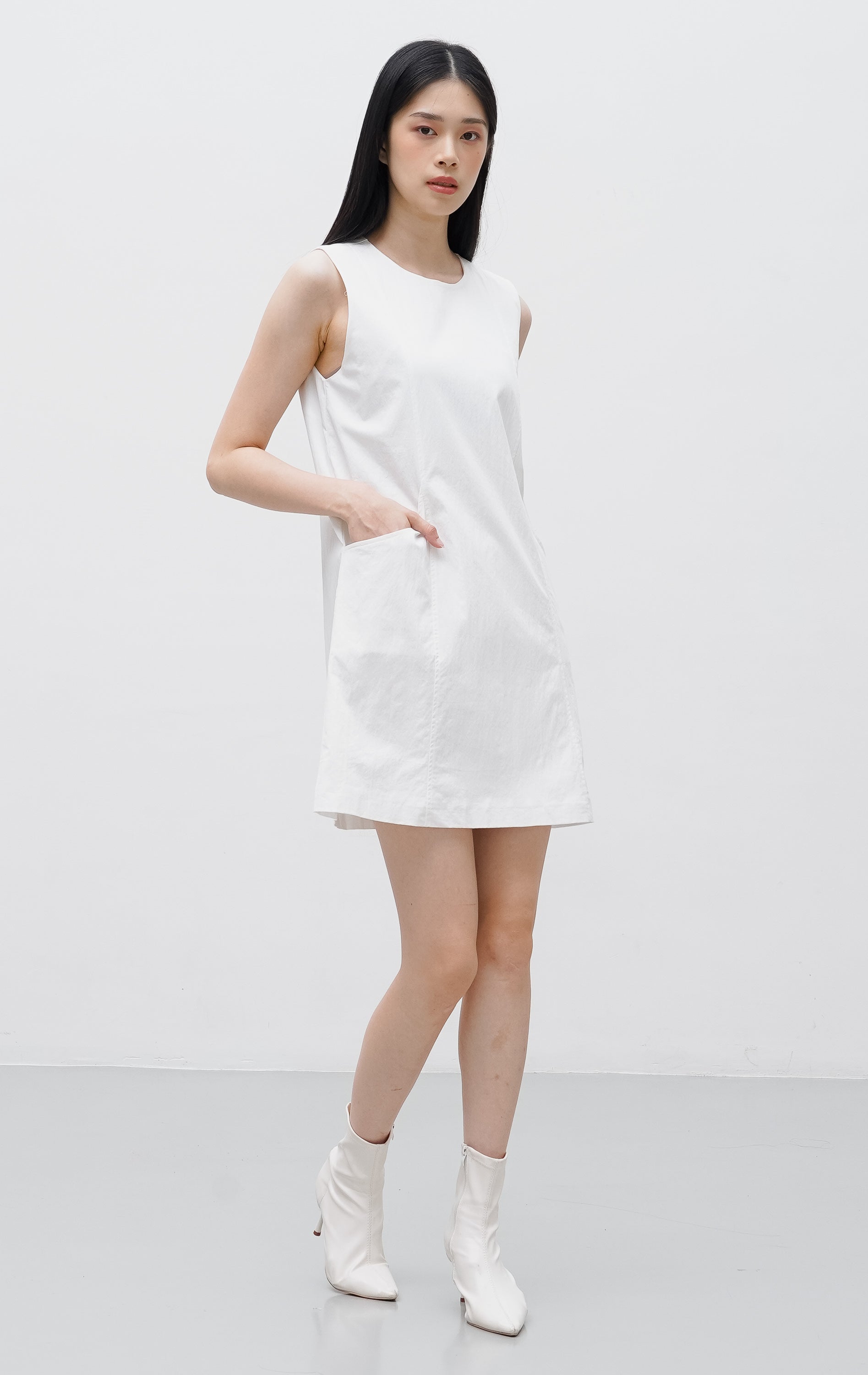 Silvia Dress  White