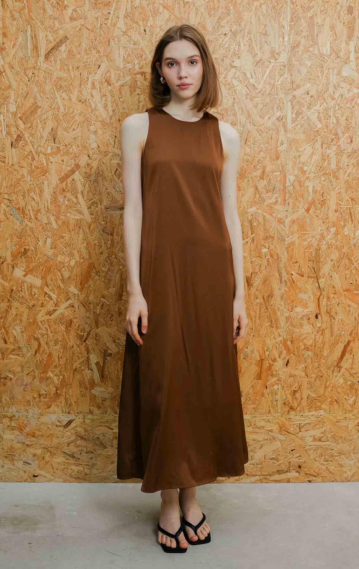 SH Gemma Dress Brown