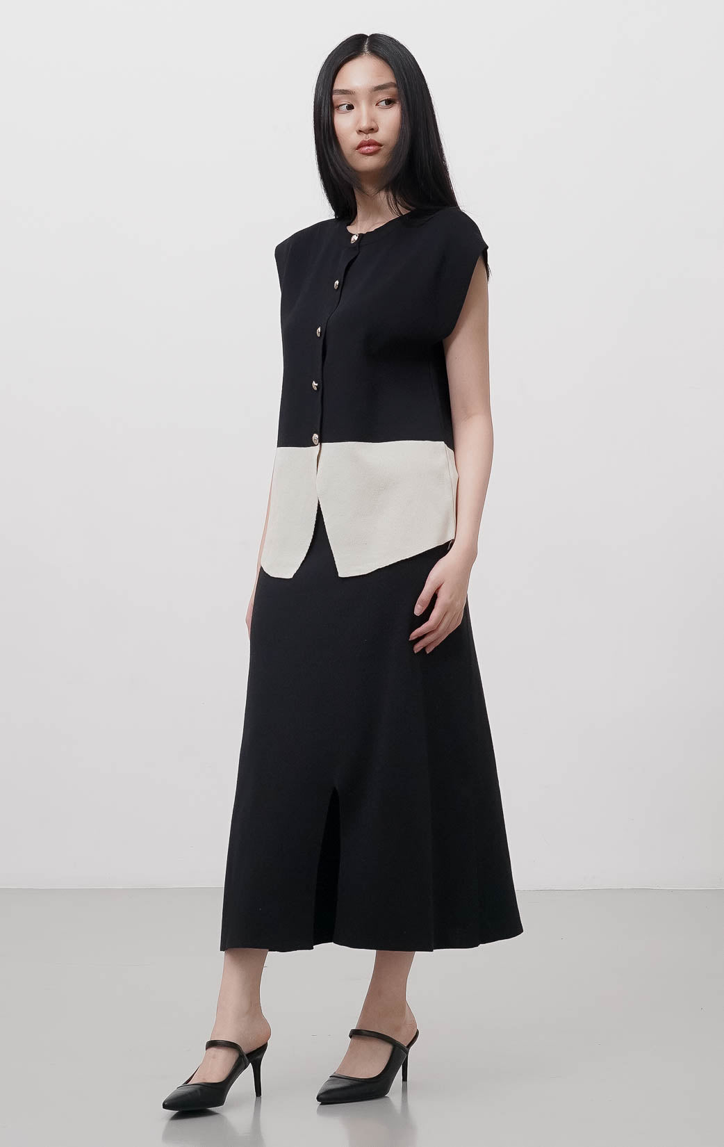 Xandria Knit Set Black