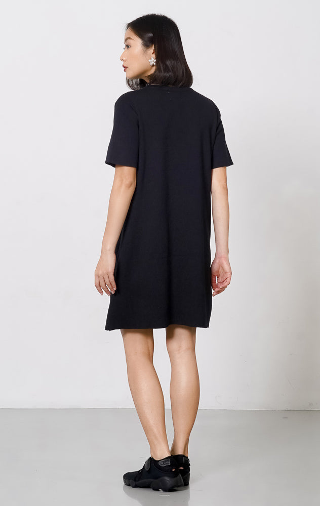 Cammelia Knit Dress Black