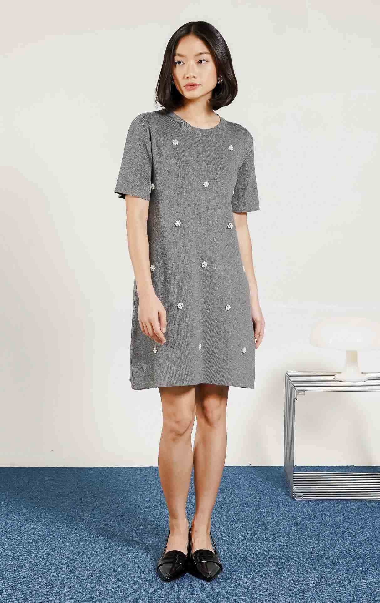 Cammelia Knit Dress Grey
