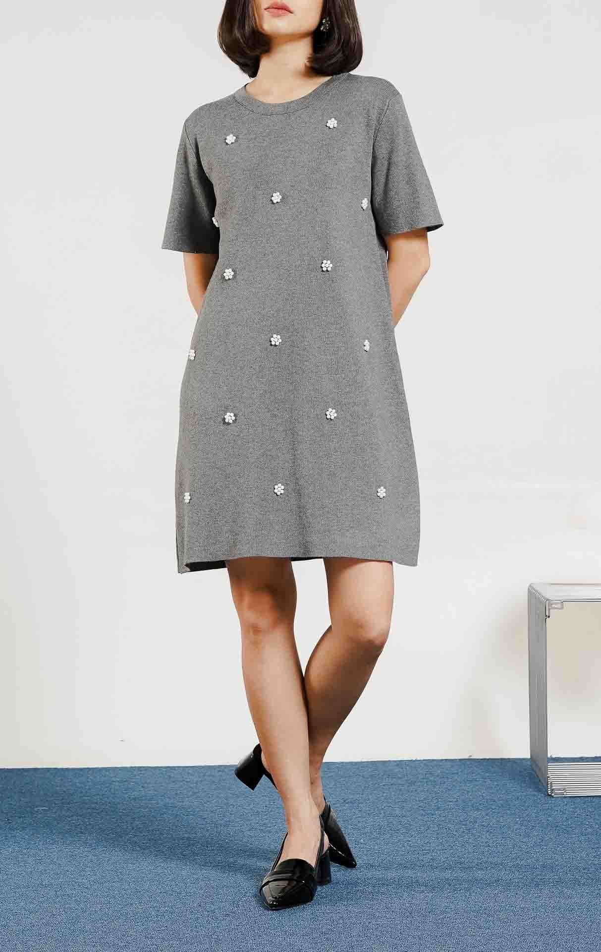 Cammelia Knit Dress Grey