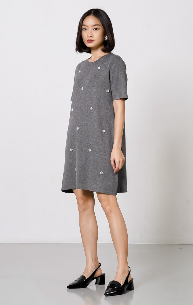 Cammelia Knit Dress Grey