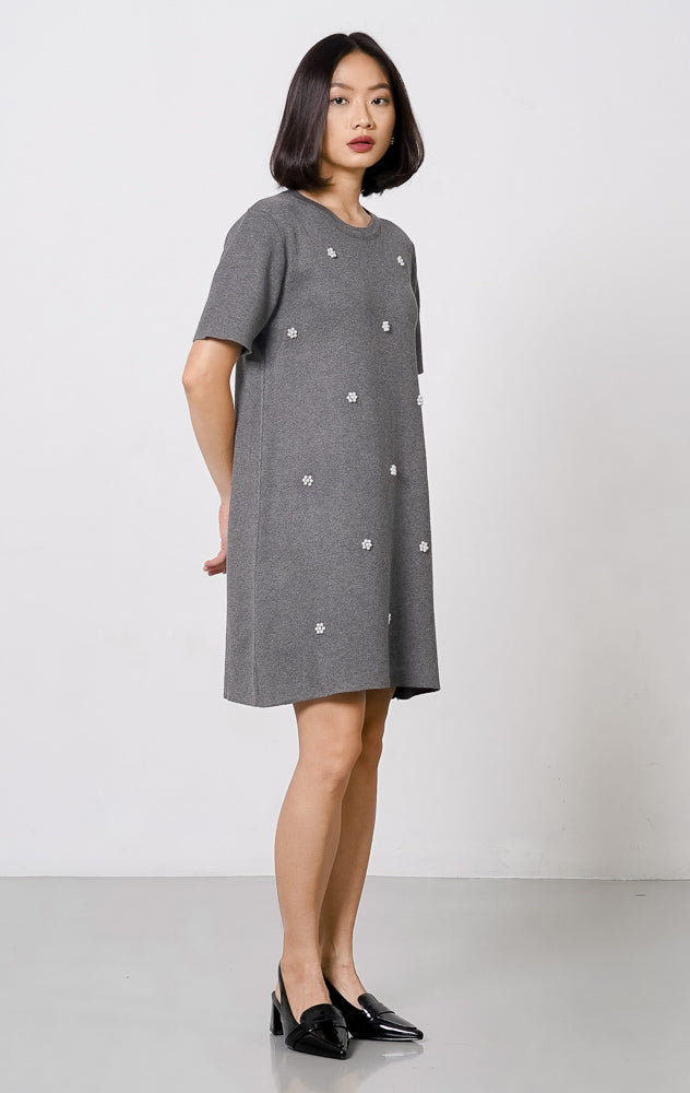 Cammelia Knit Dress Grey