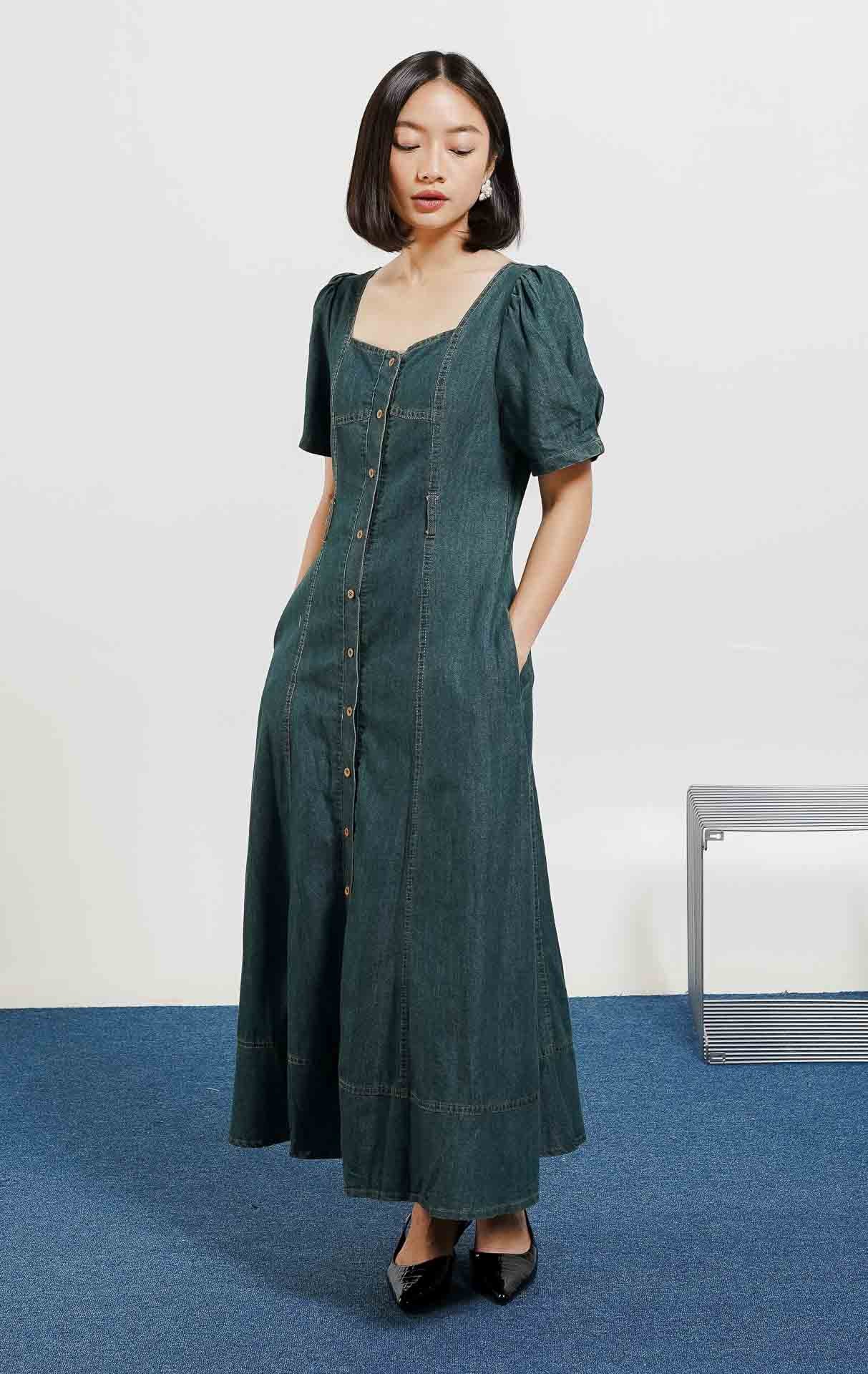 Alivia Dress Denim