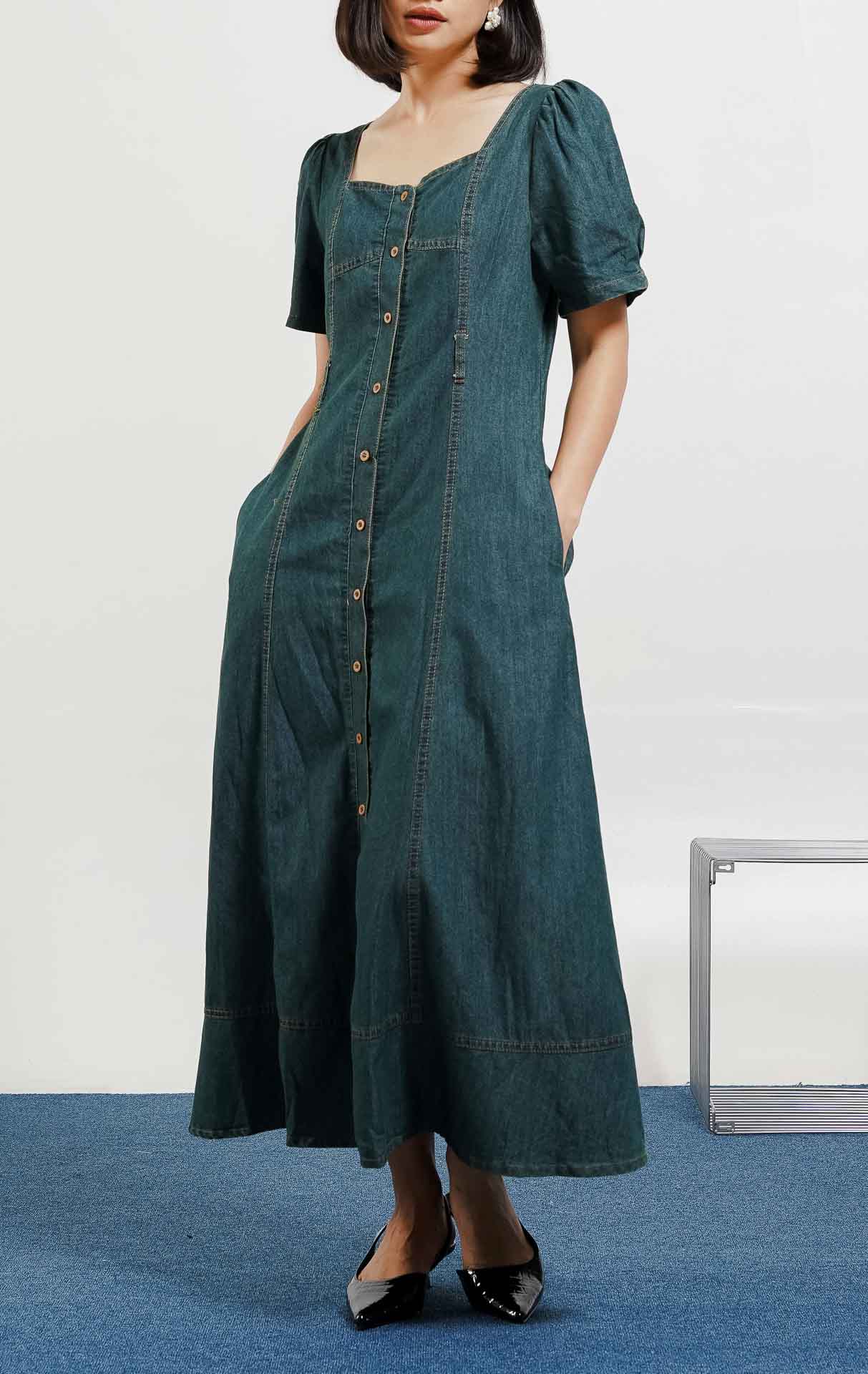 Alivia Dress Denim