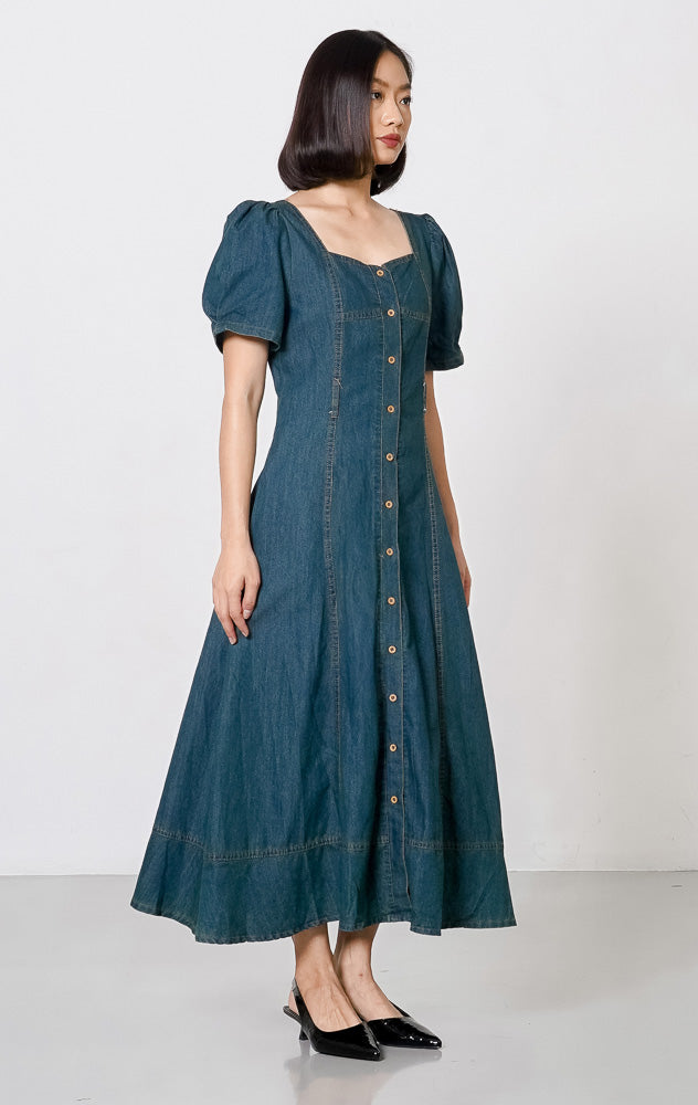 Alivia Dress Denim