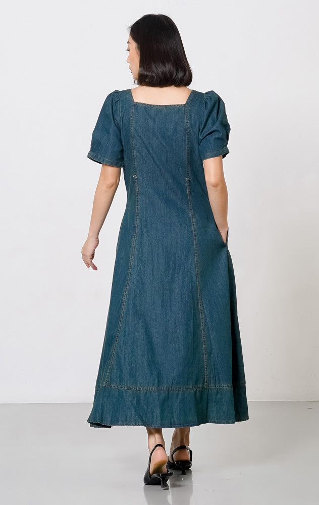 Alivia Dress Denim