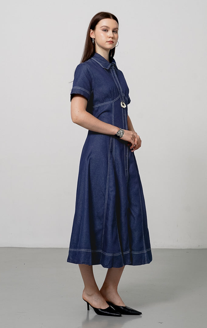 Apollo Dress Denim