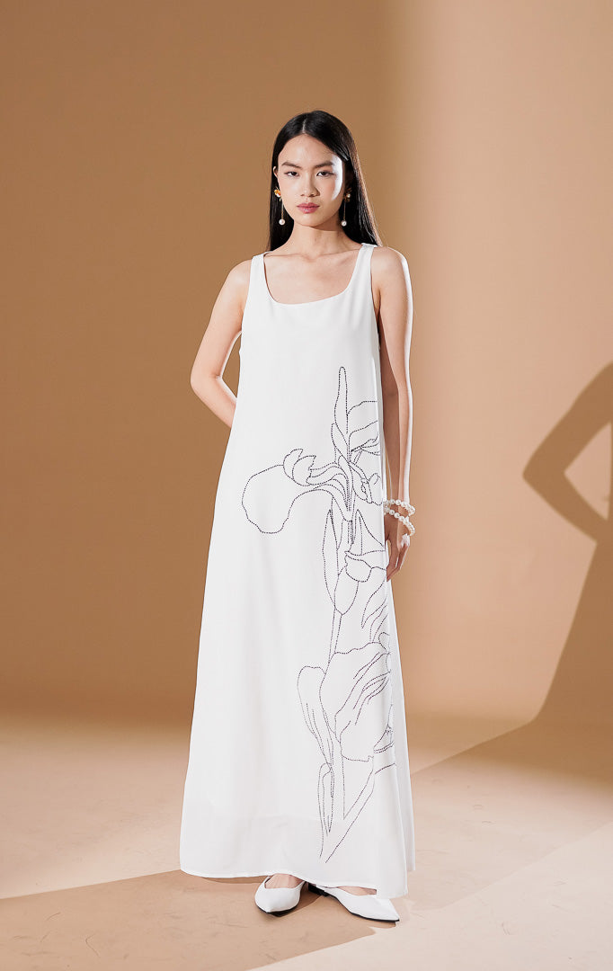 Mitchell Dress White