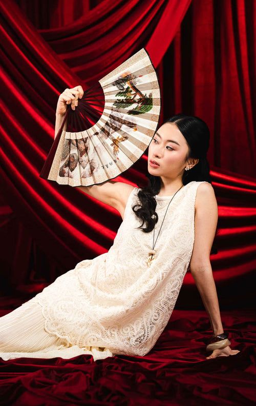 CNY Orchid Dress Ivory