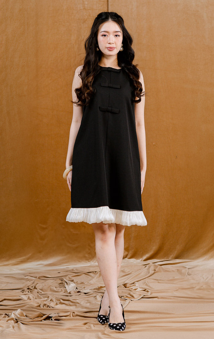 CNY Begonia Dress Black
