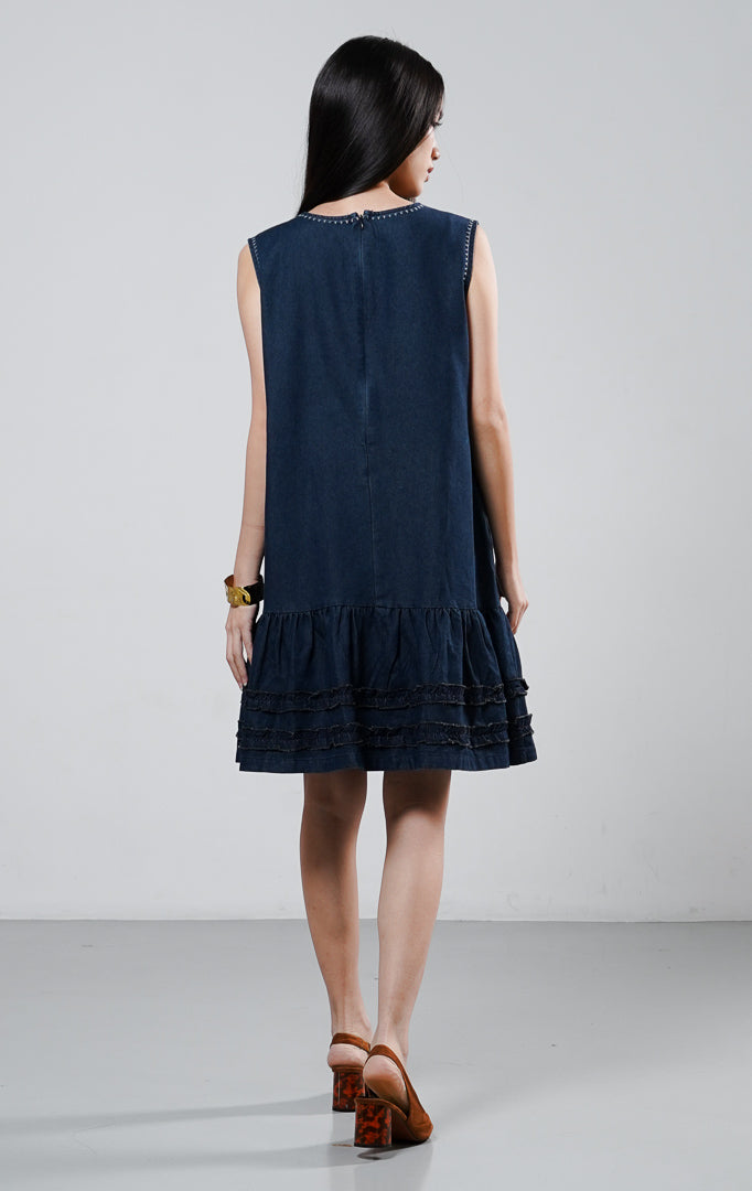 Piper Dress Navy