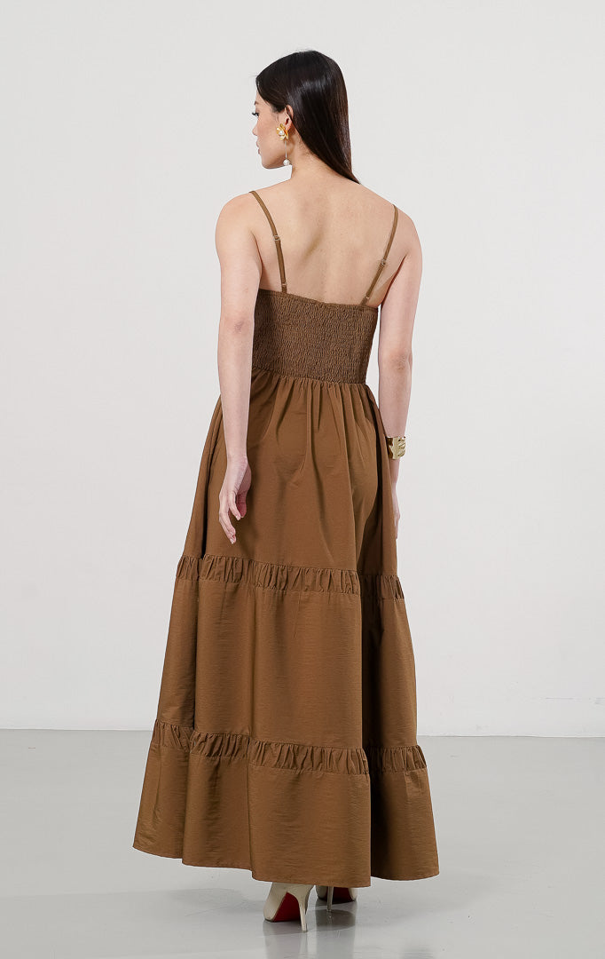 Andromeda Dress Dark Brown