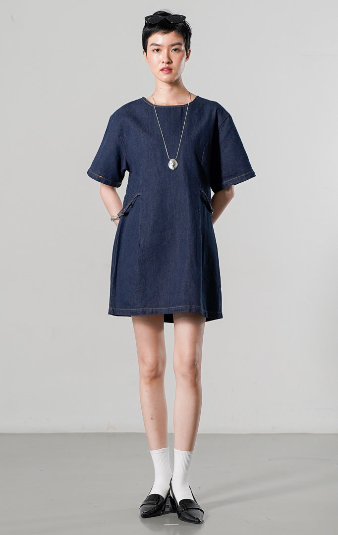 Marquette Dress Indigo