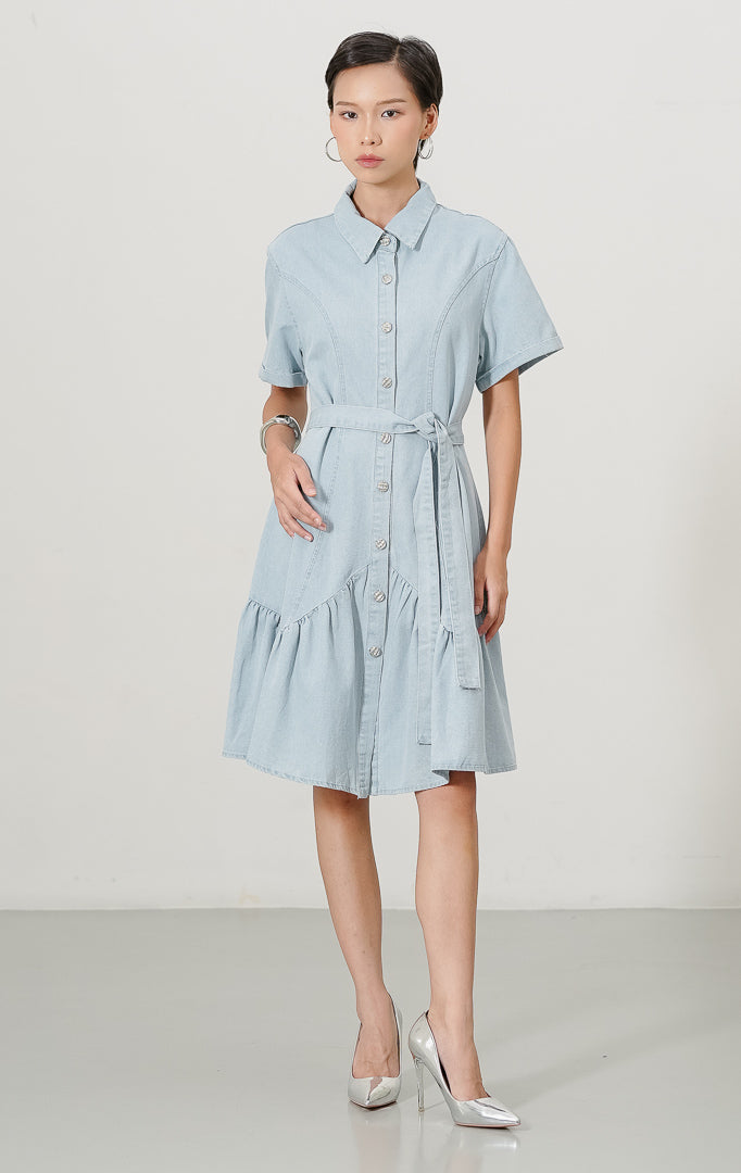 Eunae Dress Light Denim