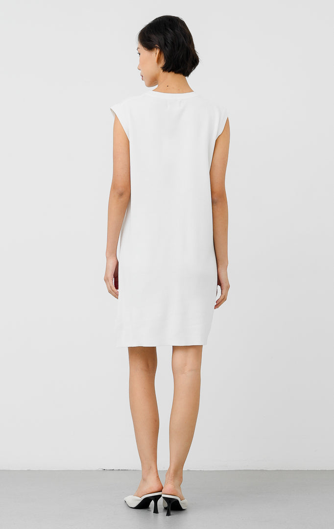 Luvenia Dress White