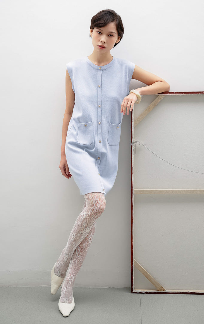 Luvenia Dress Light Blue