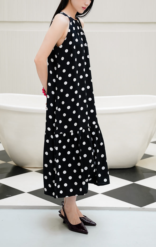 Domino Dress Black