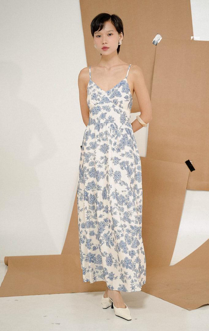 Agariste Dress Blue