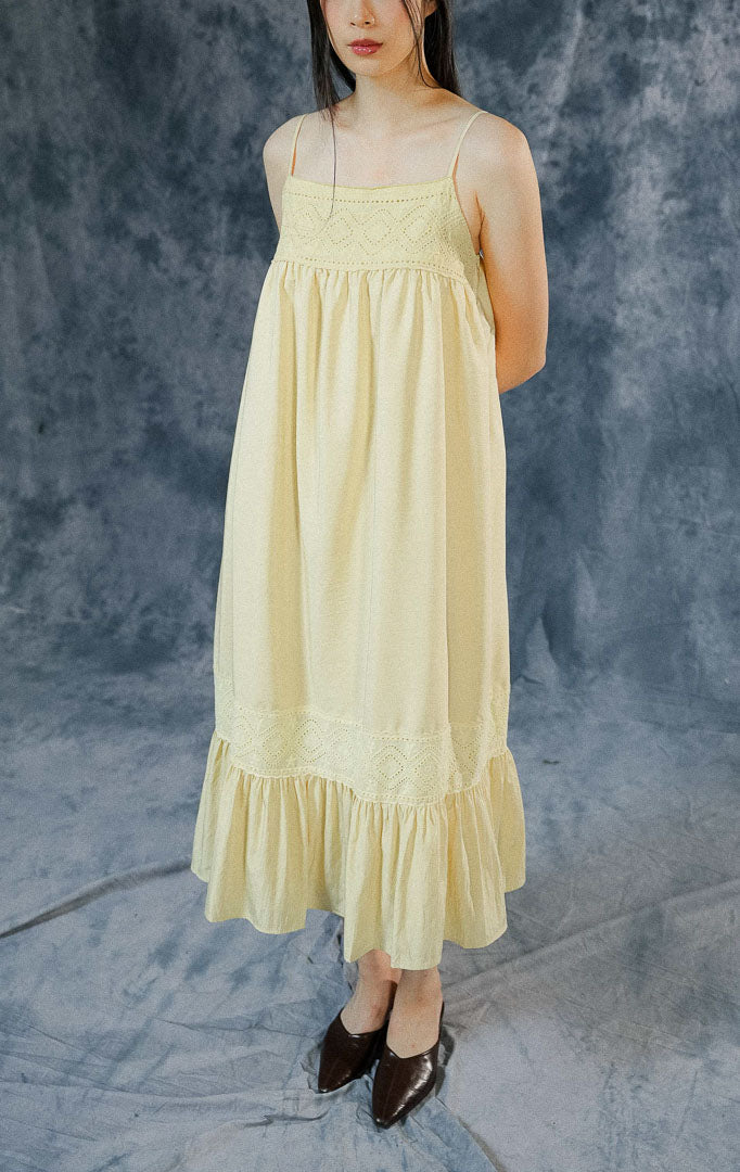 Norah Dress Butter Yellow