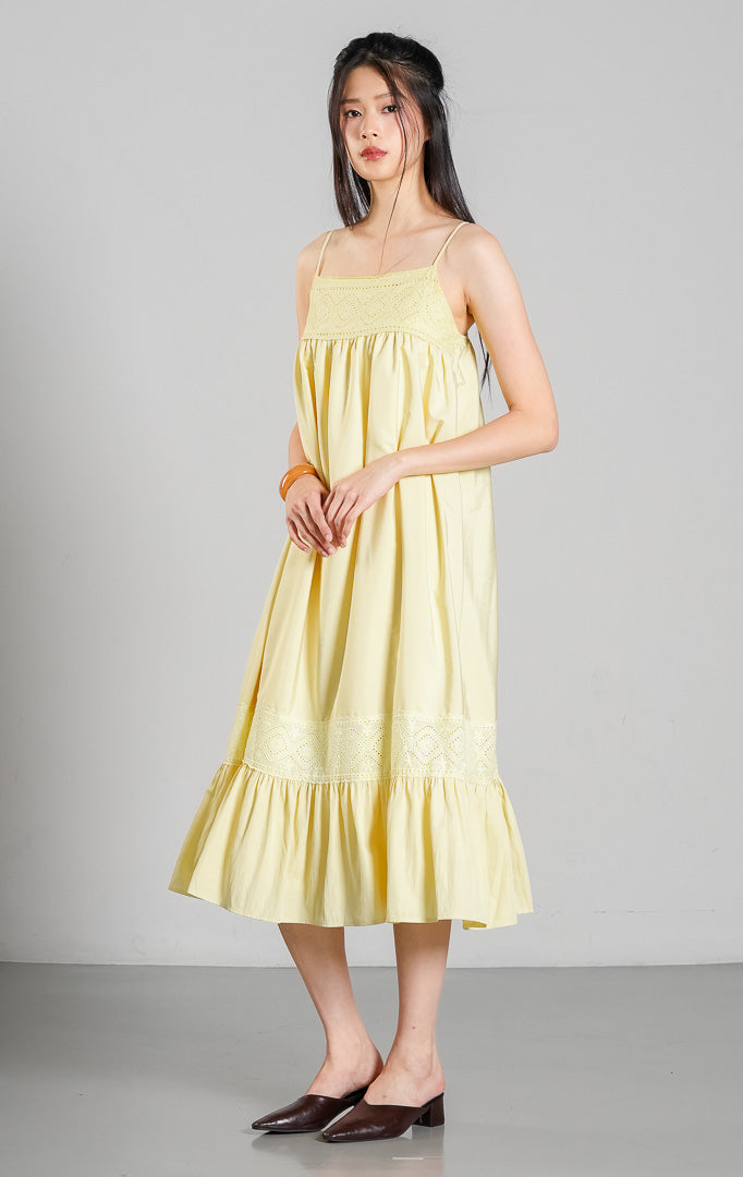 Norah Dress Butter Yellow