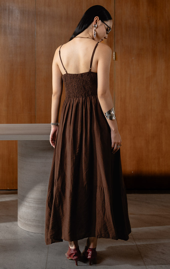 BL Daphne Dress Dark Brown