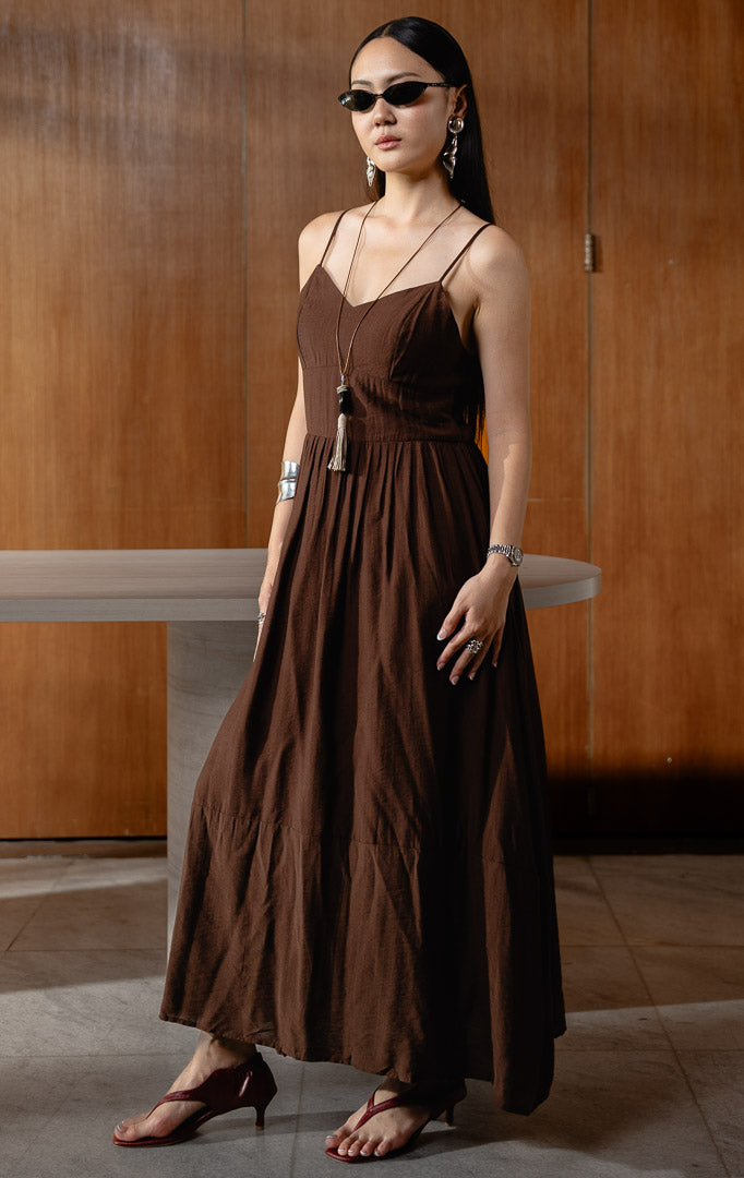 BL Daphne Dress Dark Brown