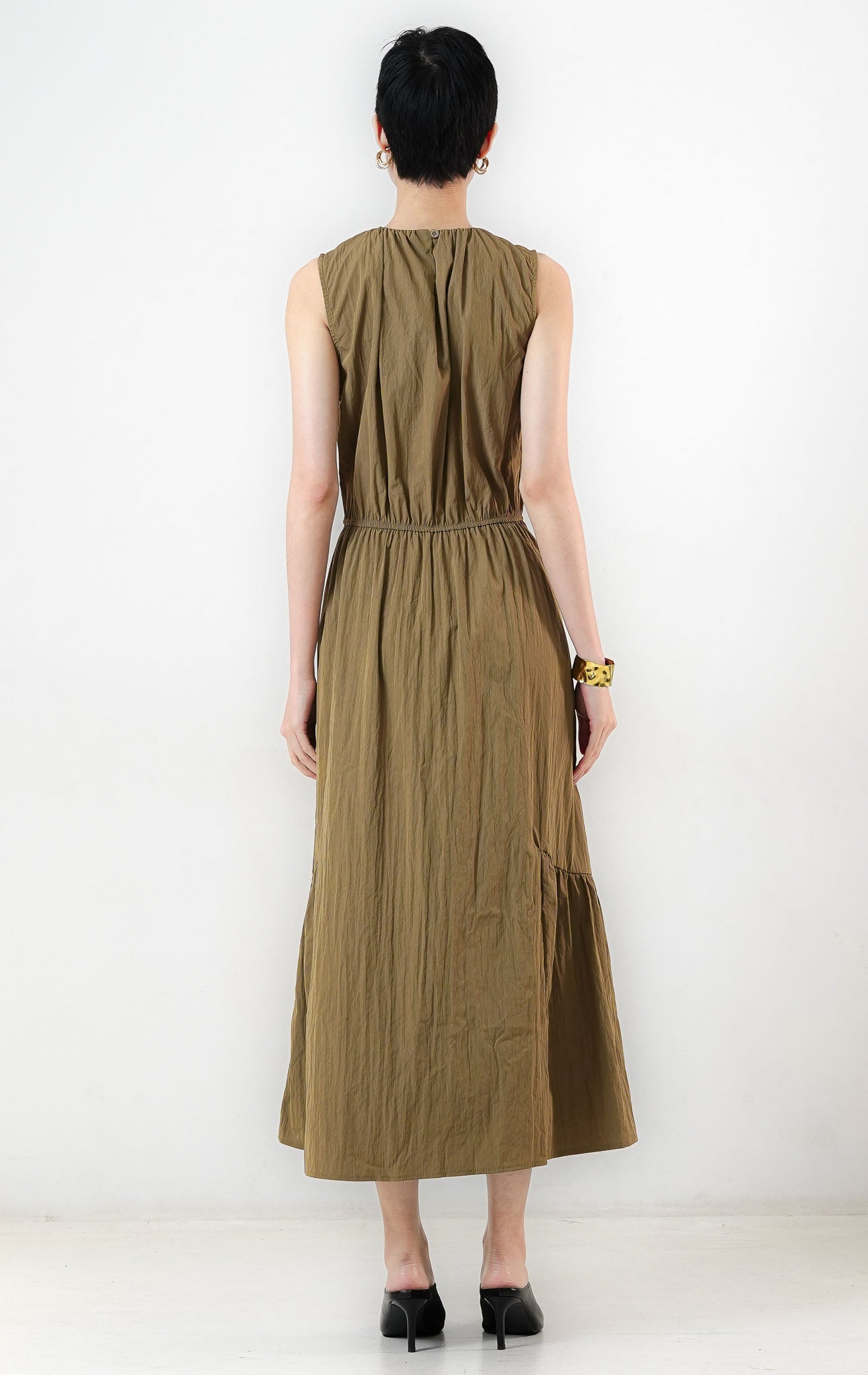 Persephone Dress  Light Brown