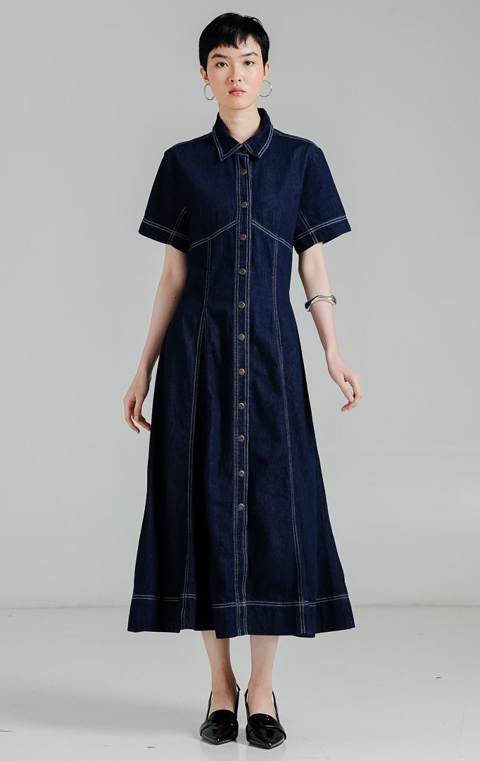 Lumera Dress Dark Denim