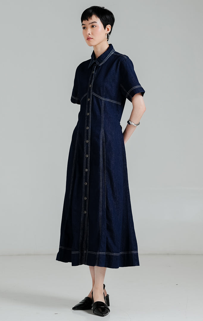 Lumera Dress Dark Denim