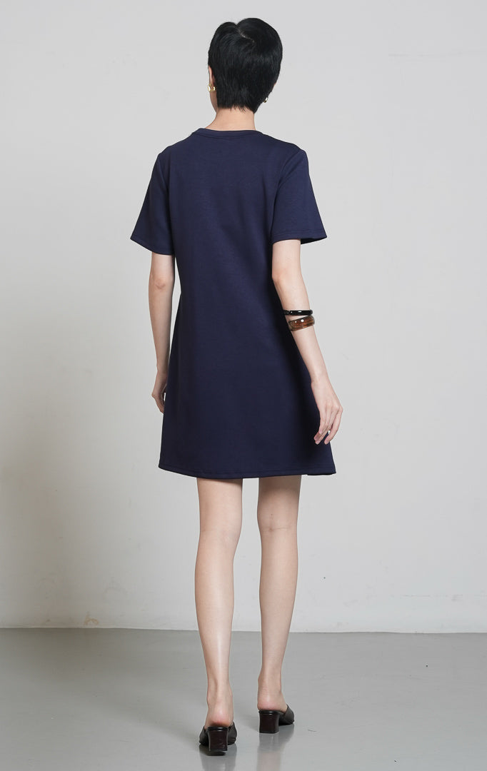 Merily Dress Navy