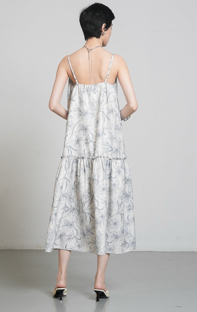 Fresla Dress Light Grey