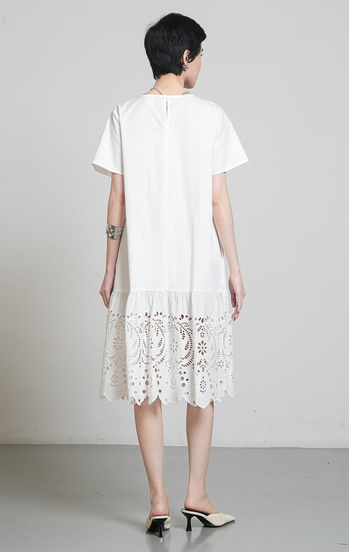 Corrine Dress White