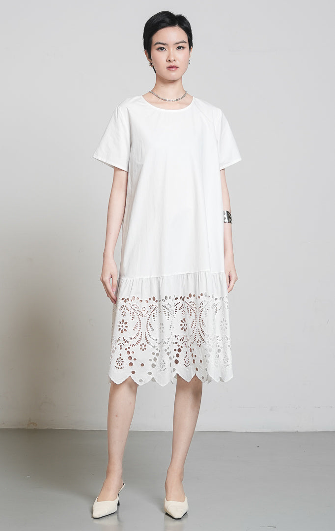 Corrine Dress White