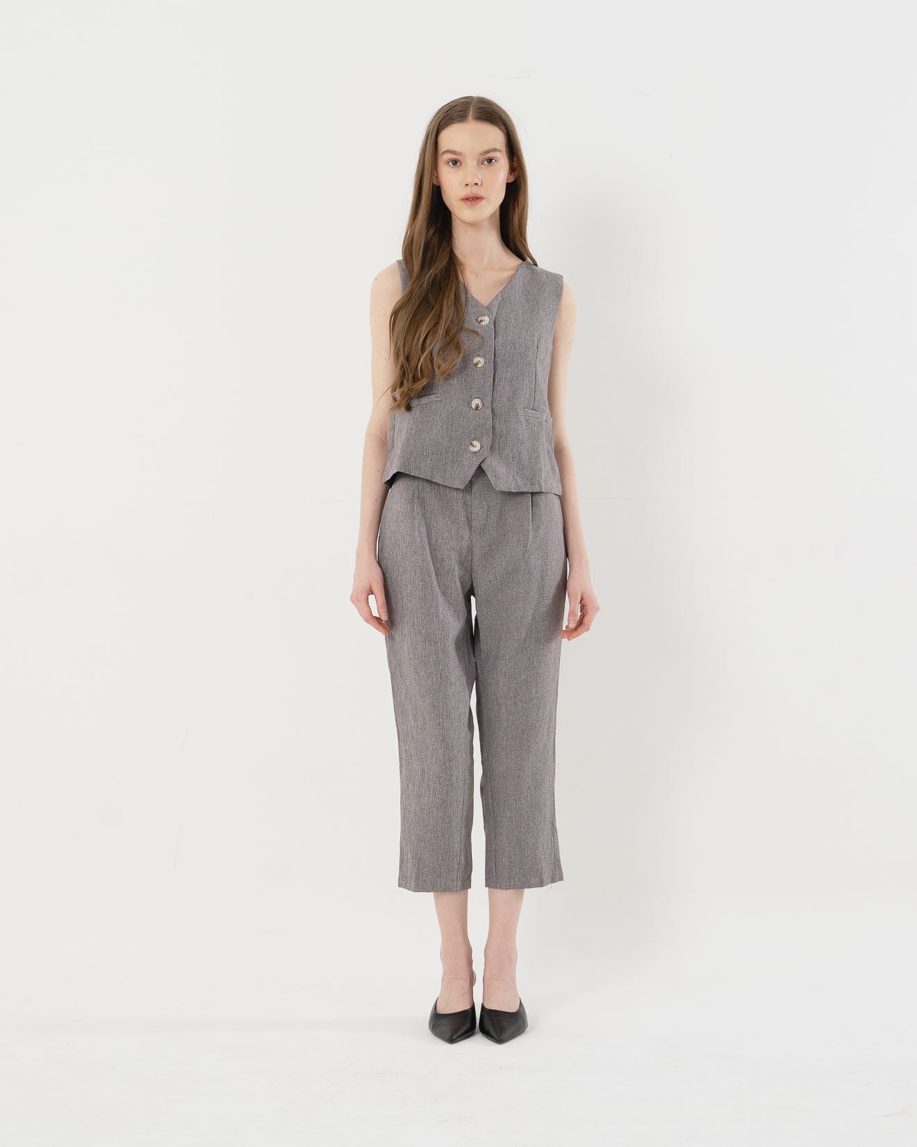 Lana Vest One Set Grey - 787907