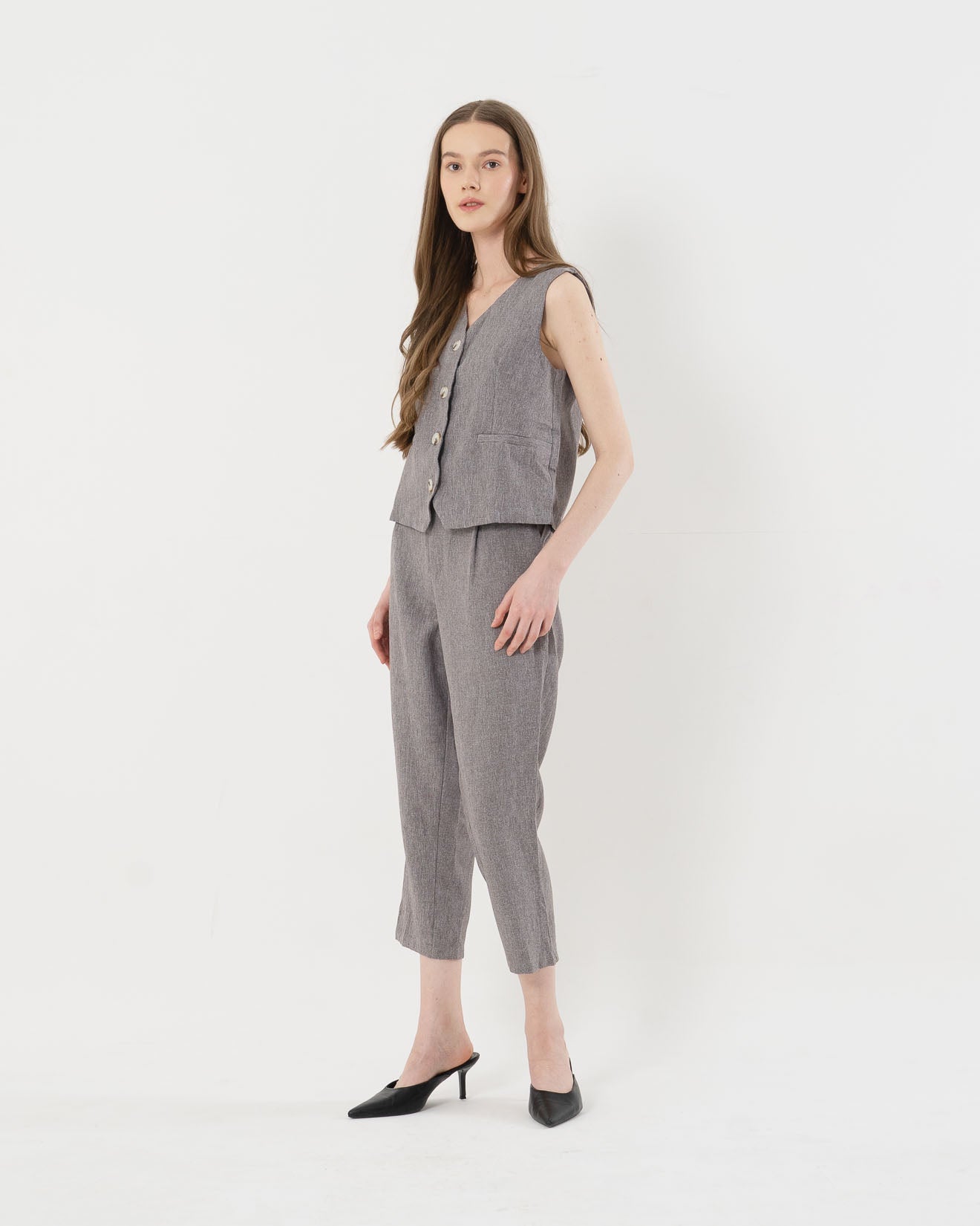 Lana Vest One Set Grey - 787907