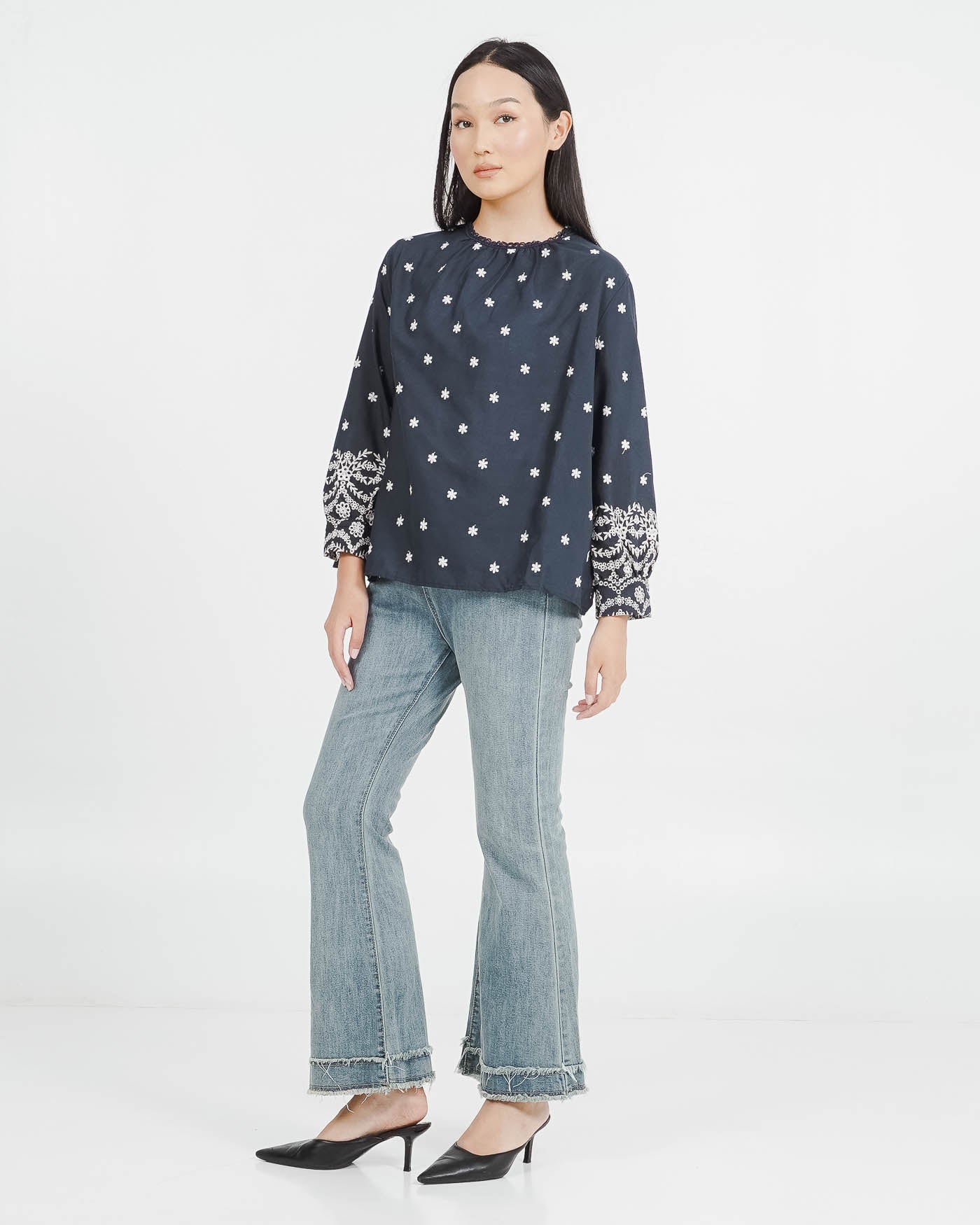 Adhara Top Navy