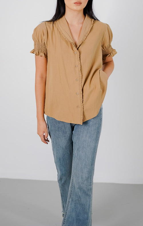 Alita Top Brown