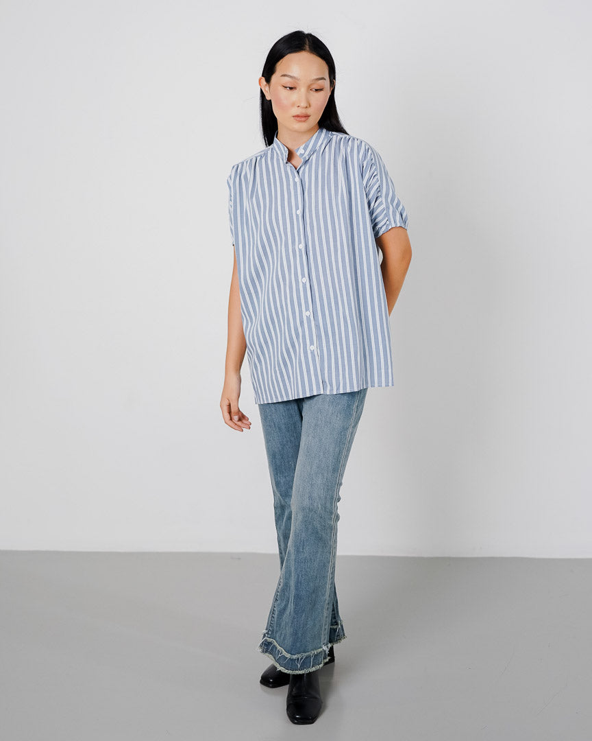 Marina Top Blue Striped