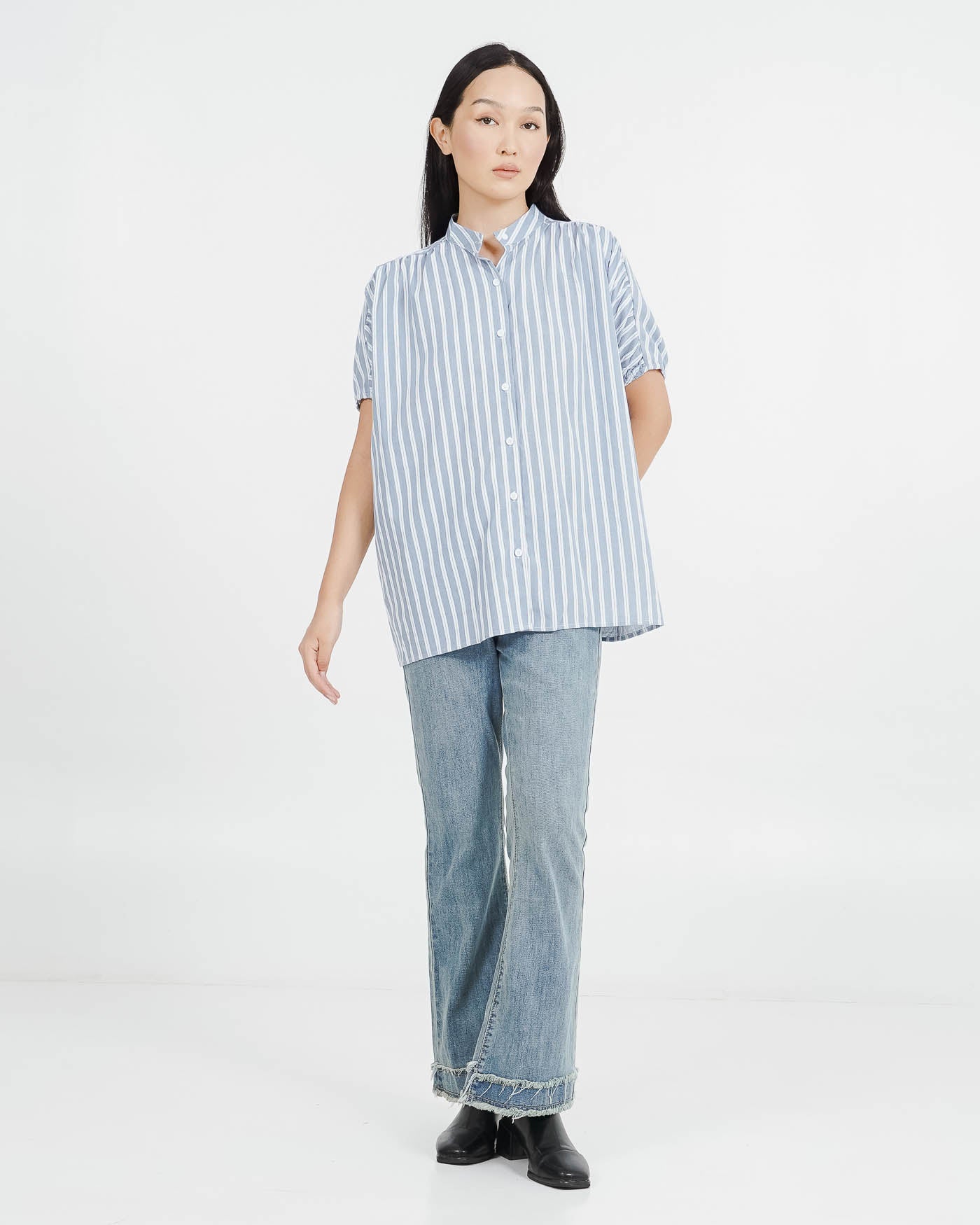 Marina Top Blue Striped