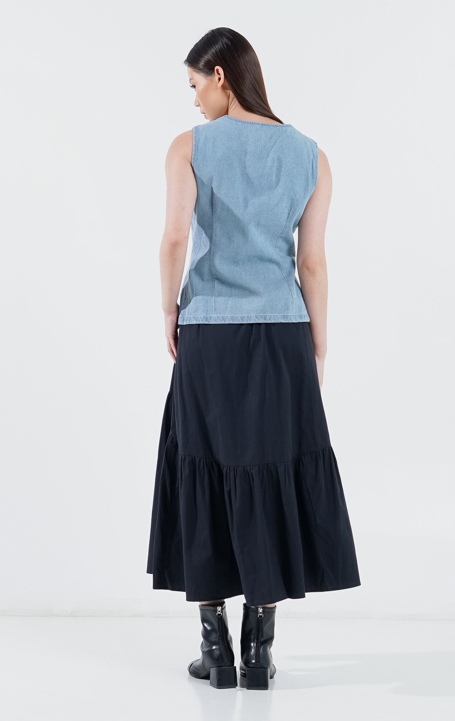 Virly Top Light Denim