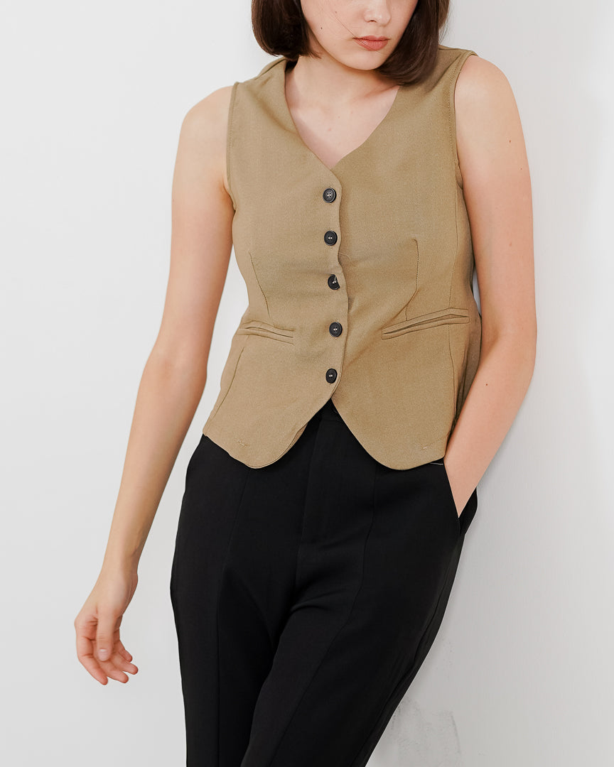 Aulie Vest Brown