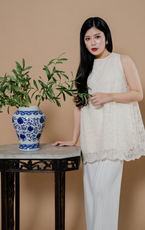 CNY Rejoice Top Ivory